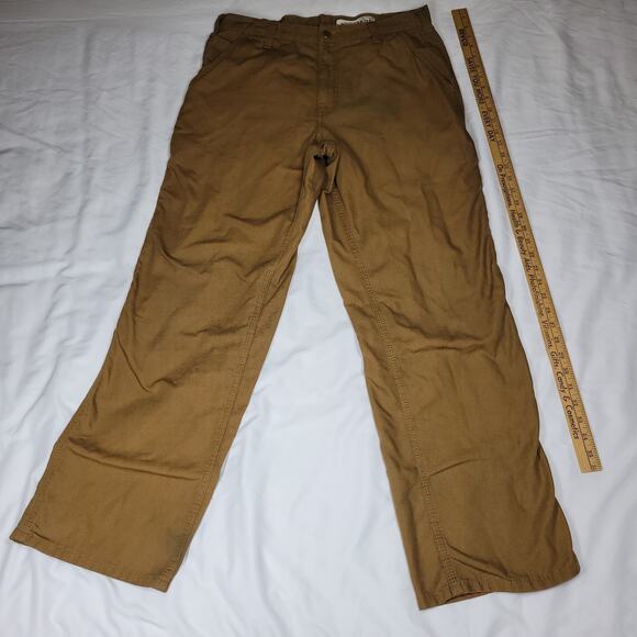 Carhartt Pants Mens Sz 34x32 Beige Canvas Carpenter Gorpcore Grunge Workwear - Picture 7 of 16